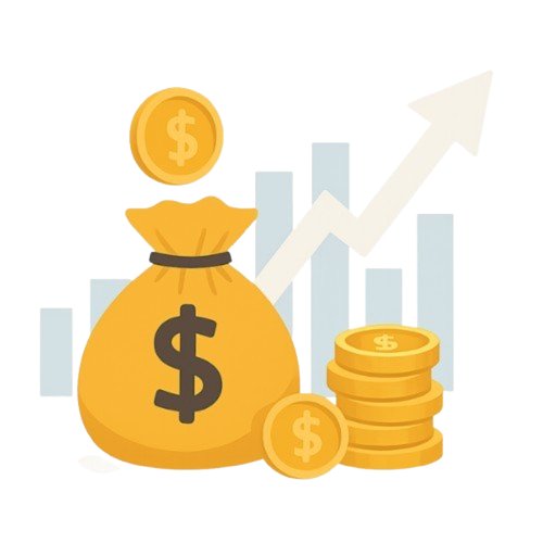 Stack of gold bars symbolizing financial wealth